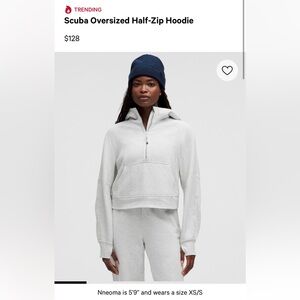 Lululemon Scuba Cropped Hoodie